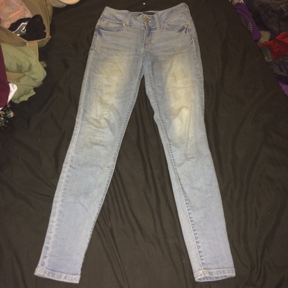 blue spice padded jeans